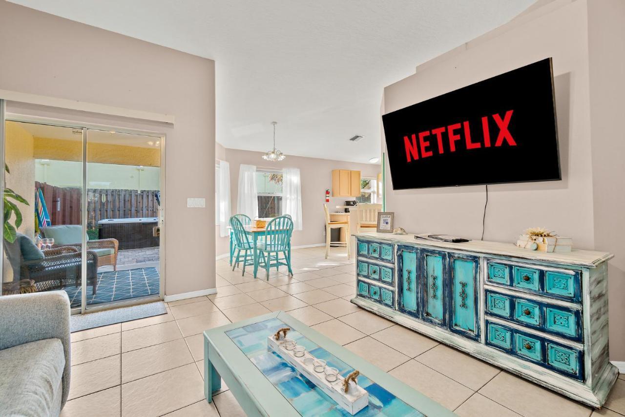 Sunset Serenity - 3Br Beach Townhome With Outdoor Patio - New Hot Tub, Steps To Ocean Fun! Μελβούρνη Εξωτερικό φωτογραφία